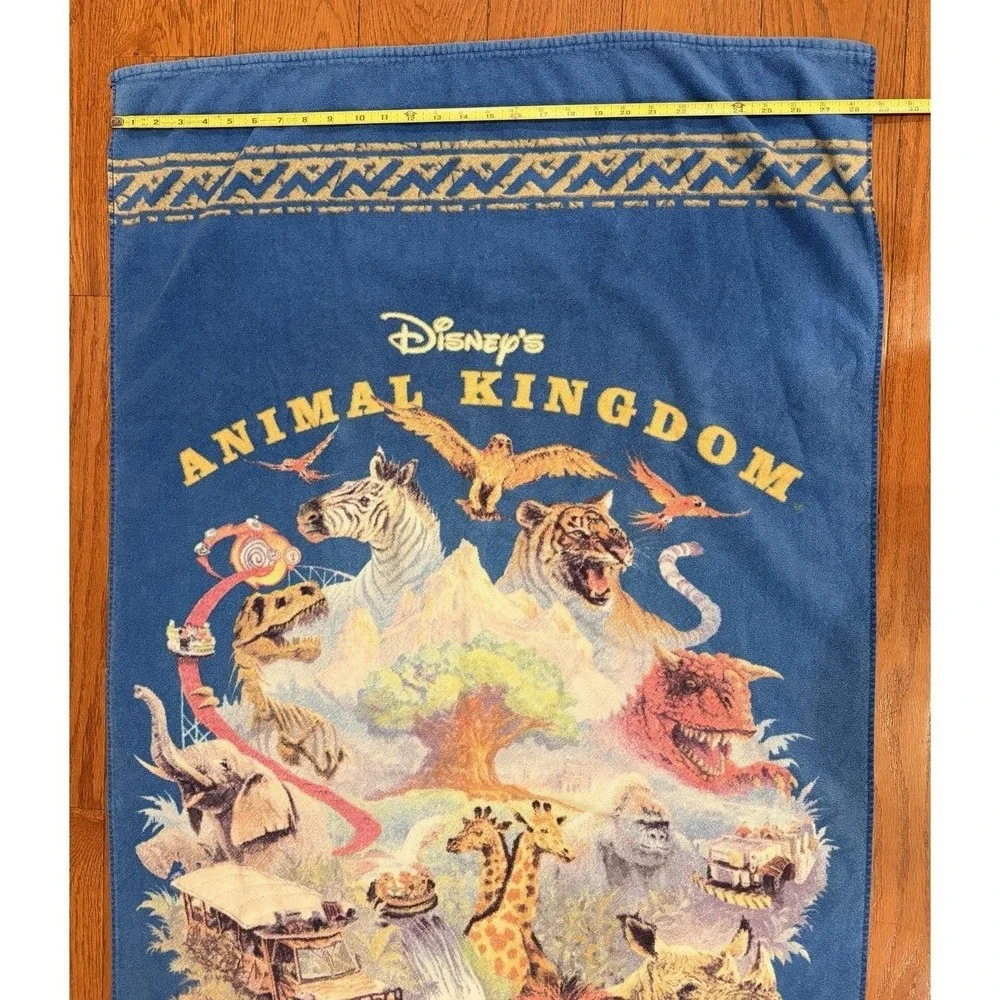 Vintage Disney Animal Kingdom Animals Beach Towel